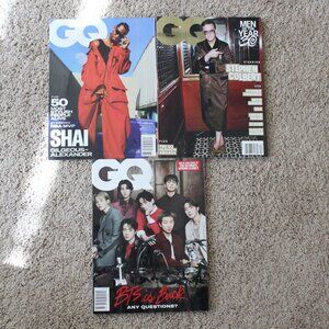 GENTLEMEN’S QUARTERLY MAGAZINE Lot Of 3 Nov 2025 To Mar 2026 Issues Collection